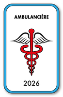 Self-adhesive Sticker - Caduceus 2023 Vignette for Window Windshield - V4 