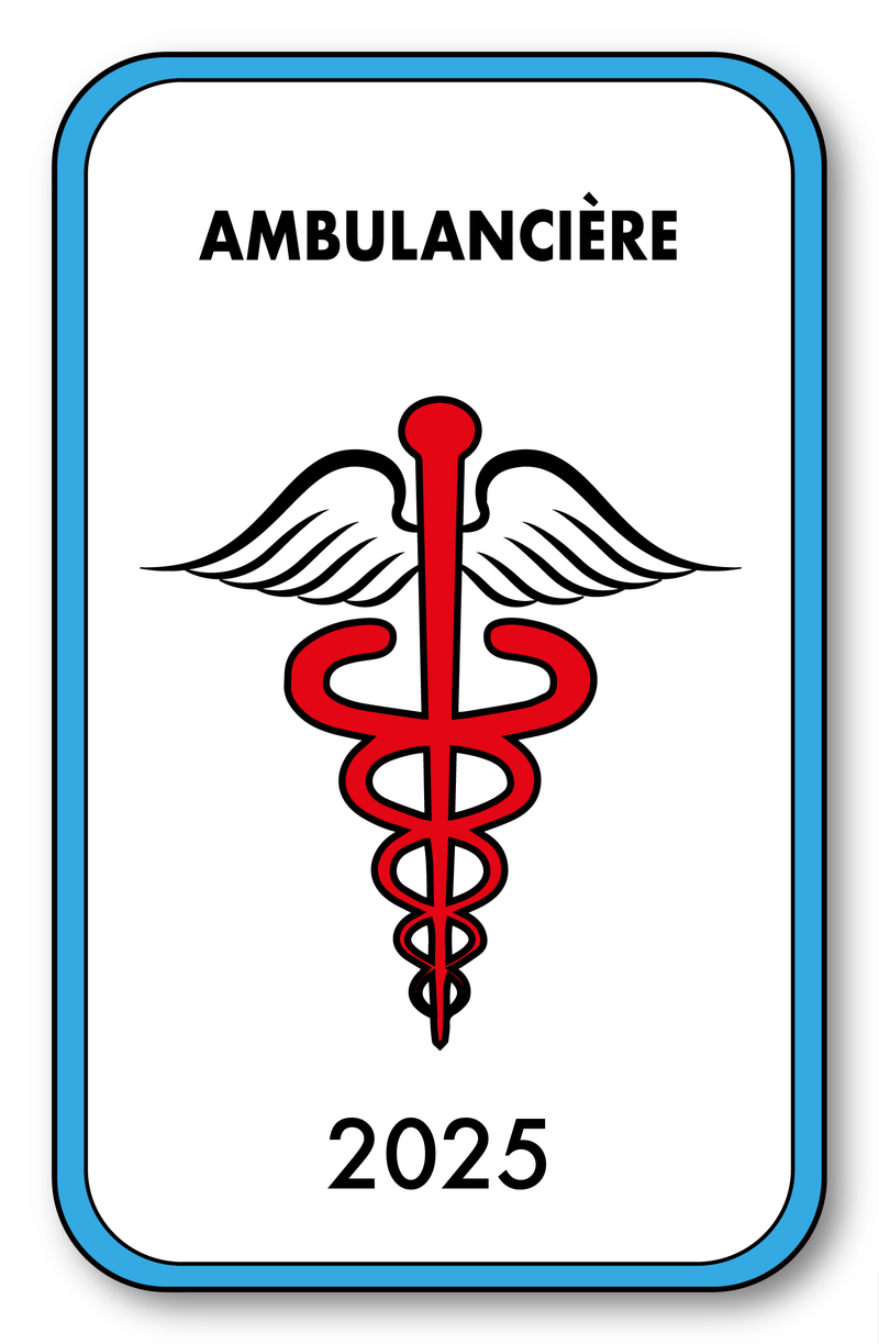 Self-adhesive Sticker - Caduceus 2023 Vignette for Window Windshield - V4 