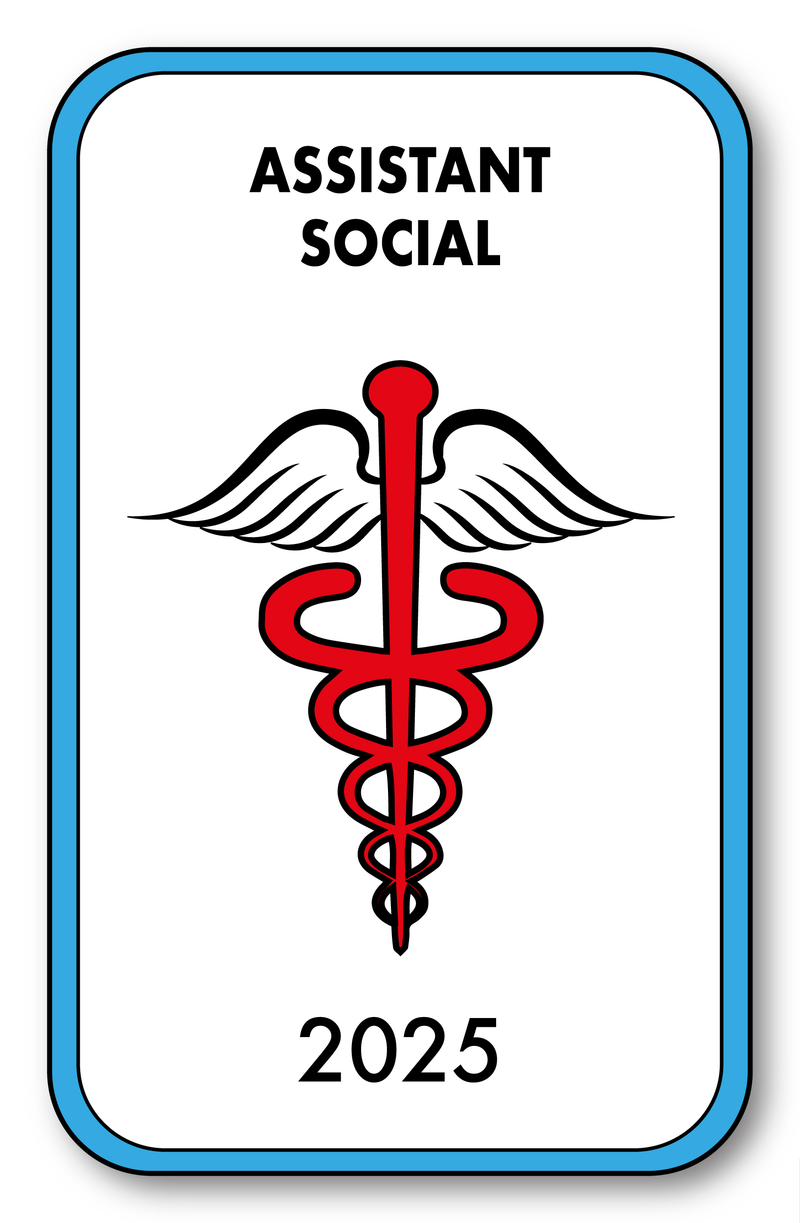 Self-adhesive Sticker - Caduceus 2023 Vignette for Window Windshield - V4 