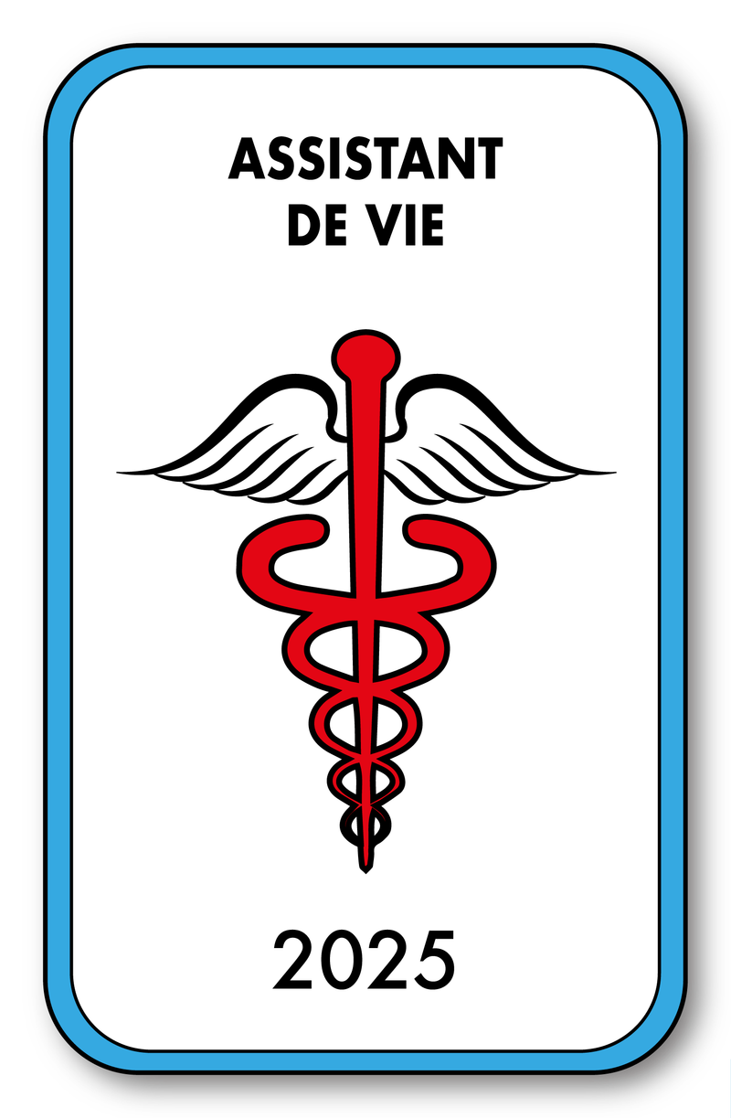 Self-adhesive Sticker - Caduceus 2023 Vignette for Window Windshield - V4 