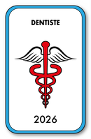 Self-adhesive Sticker - Caduceus 2023 Vignette for Window Windshield - V4 