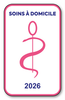 Autocollant Sticker - Vignette Caducée pour Pare Brise en Vitrophanie - Version 6