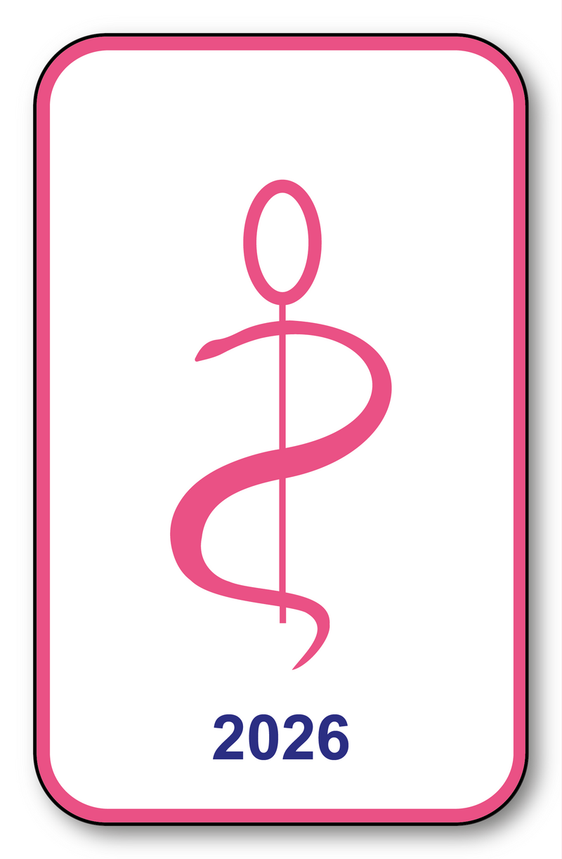 Self-adhesive Sticker - Caduceus 2023 Vignette for Window Windscreen - V6 