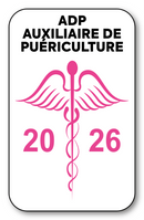 Selbstklebender Aufkleber – Caduceus 2023 Vignette für Windschutzscheiben-Fensteraufkleber – V8 