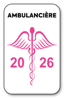 Selbstklebender Aufkleber – Caduceus 2023 Vignette für Windschutzscheiben-Fensteraufkleber – V8 