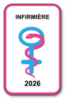 Autocollant Sticker - Vignette Caducée 2026 pour Pare Brise en Vitrophanie - V9