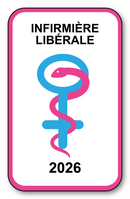 Autocollant Sticker - Vignette Caducée 2026 pour Pare Brise en Vitrophanie - V9