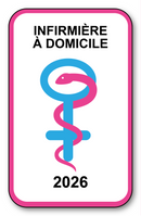 Autocollant Sticker - Vignette Caducée 2026 pour Pare Brise en Vitrophanie - V9