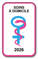 Autocollant Sticker - Vignette Caducée 2026 pour Pare Brise en Vitrophanie - V9