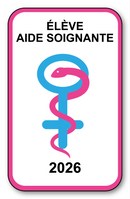Autocollant Sticker - Vignette Caducée 2026 pour Pare Brise en Vitrophanie - V9