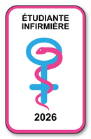 Autocollant Sticker - Vignette Caducée 2026 pour Pare Brise en Vitrophanie - V9