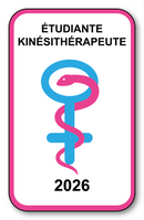 Autocollant Sticker - Vignette Caducée 2026 pour Pare Brise en Vitrophanie - V9