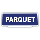 Clip Plaque Pare-Soleil Parquet Bleu Rétro-Réfléchissant