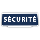 Clip Plaque Pare-Soleil Sécurité Rétro-Réfléchissant Bleu