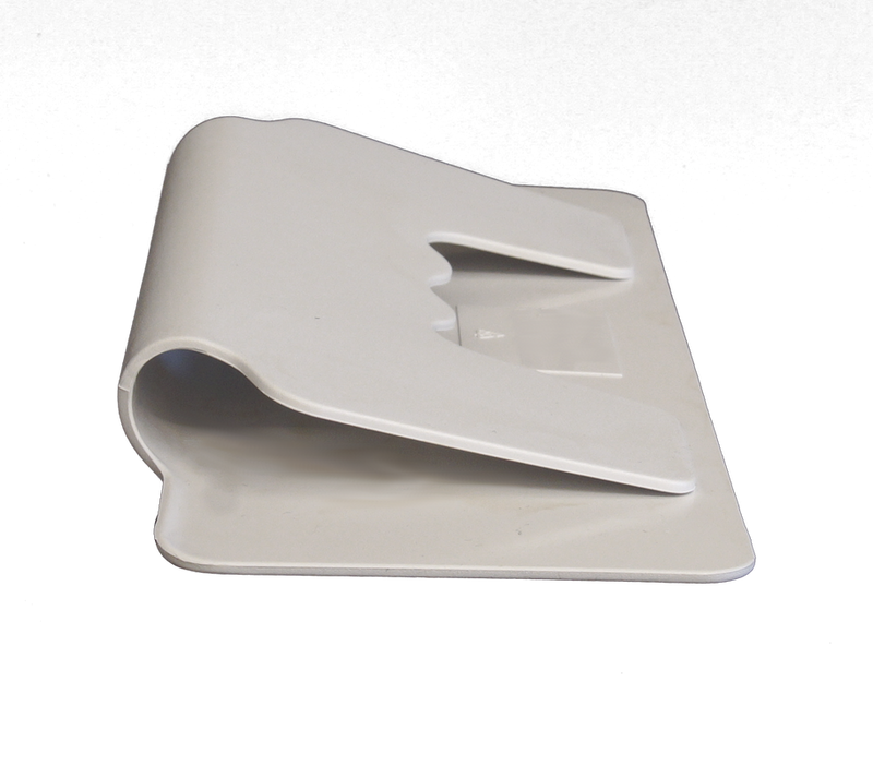Clip Panel Plástico Visiera Parasol Para Coche Médico Retroreflective Blanco