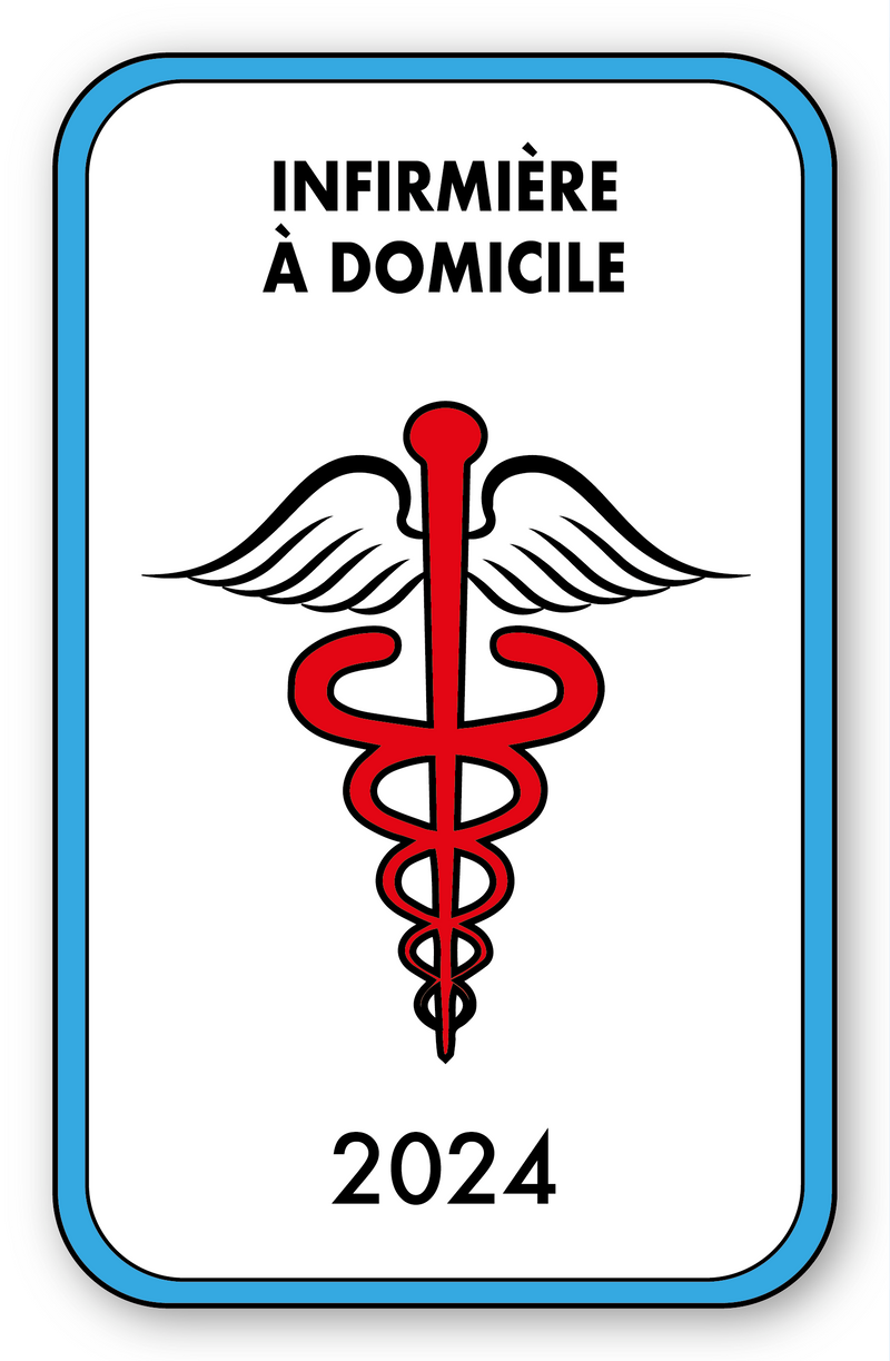 Sticker Caducée Infirmière 