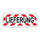 Clip Klemmschild Einsatzschild für die Sonnenblende | Dienstschild | Lieferung Retroreflektierend