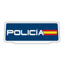 Clip Panel Plástico Visiera Parasol Para Coche Policía Retroreflective Versión 2