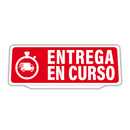 Clip Panel Plástico Visiera Parasol Para Coche Entrega en Curso Retroreflective Rojo