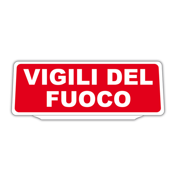 Clip Pannello in plastica per Visiera parasole Auto Vigili del Fuoco Riflettente Rosso