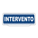 Clip Pannello in plastica per Visiera parasole Auto Intervento Riflettente Blu