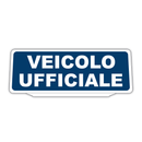 Clip Pannello in plastica per Visiera parasole Auto Veicolo ufficiale Riflettente Blu