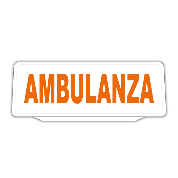 Clip Pannello in plastica per Visiera parasole Auto Ambulanza Riflettente Bianco
