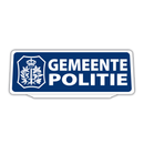 Clip Auto Zonneklep Bord Reflecterende met Gemeentepolitie tekst