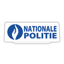 Clip Auto Zonneklep Bord Reflecterende met Nationale Politie tekst