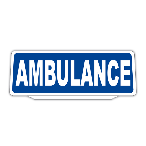 Clip Auto Zonneklep Bord Reflecterende met Ambulance tekst