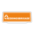 Clip Auto Zonneklep Bord Reflecterende met Reddingsbrigade tekst