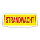 Clip Auto Zonneklep Bord Reflecterende met Strandwacht tekst
