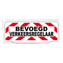 Clip Auto Zonneklep Bord Reflecterende met Bevoegd Verkeersregelaar tekst