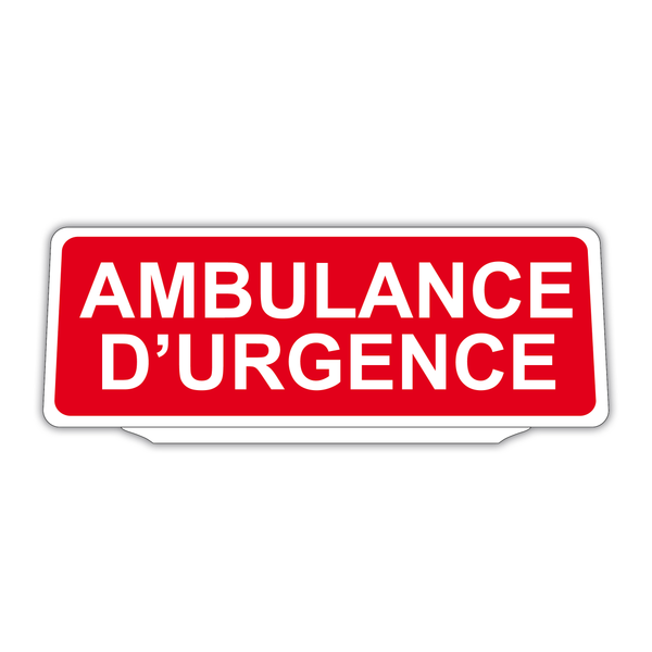 Clip Plaque Pare-Soleil Voiture Ambulance d’urgence Rétro-Réfléchissant