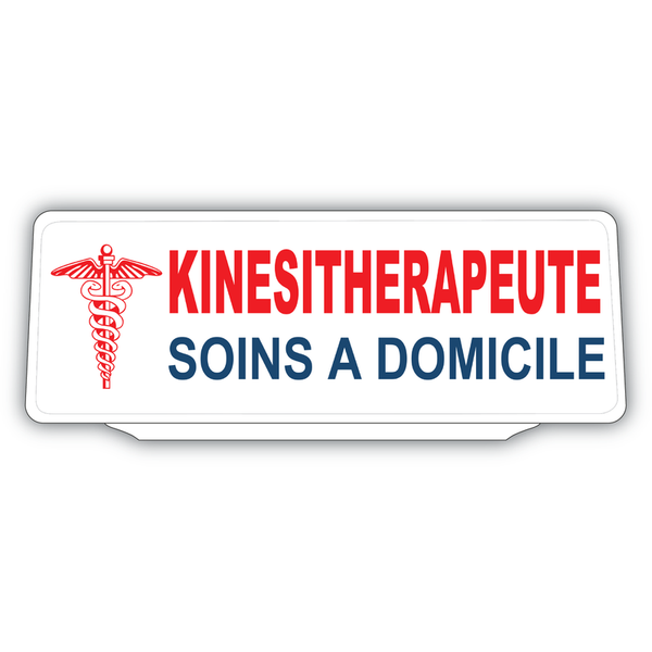 Clip Plaque Pare-Soleil Kinésithérapeute Soins à Domicile Rétro-Réfléchissant