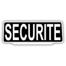 Clip Plaque Pare-Soleil Sécurité Rétro-Réfléchissant Noir