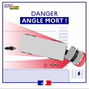 Autocollant Stickers Adhésif Attention Danger Angles Morts Obligatoire